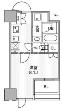 東神田テラスレジデンス 405 間取り図