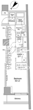 ザ・パークハビオ小石川 304 間取り図