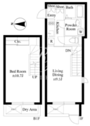 ＡＲＩＳＴＯ白金高輪 103 間取り図
