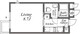 ＡＲＩＳＴＯ白金高輪 402 間取り図