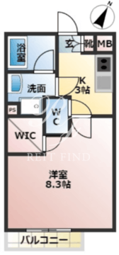 スカイコートグランメゾン御殿山 102 間取り図