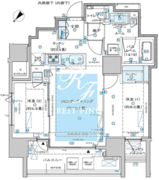 ディームス渋谷本町 901 間取り図