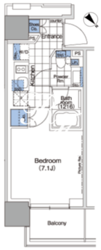 パークハビオ赤坂タワー 1201 間取り図