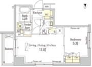 パークアクシス錦糸町ヴェール 306 間取り図