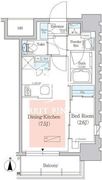 アーバネックス菊川3 401 間取り図