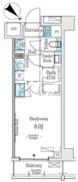 ソラニテ馬込 203 間取り図