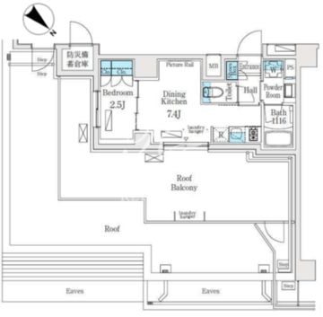 ソラニテ馬込 501 間取り図