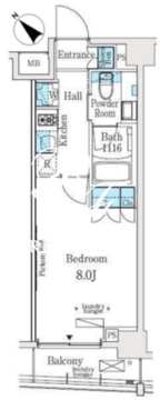 ソラニテ馬込 607 間取り図