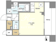 ラドゥセール秋葉原 806 間取り図