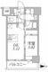 シーフォルム住吉 504 間取り図