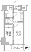 シーフォルム住吉 807 間取り図