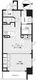 レジディア新御徒町 1405 間取り図
