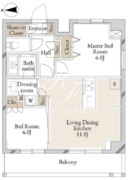 KI-LIGHT KINSHICHO 504 間取り図