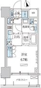パークアクシス東上野 1202 間取り図