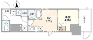 OPEN BLOOM SUMIDA YAHIRO 204 間取り図