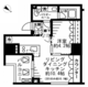 レジディア勝どき 701 間取り図