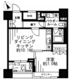 レジディア勝どき 404 間取り図