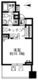 レジディア四谷三丁目 904 間取り図