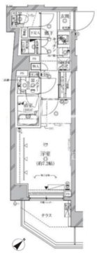 クレイシア池尻大橋 102 間取り図