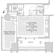 ラ・トゥール新宿アネックス 516 間取り図