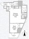 レジディア文京本郷4 703 間取り図