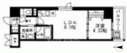 ラベルジュー錦糸町 603 間取り図