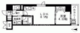 ラベルジュー錦糸町 603 間取り図
