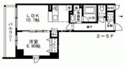 ラベルジュー錦糸町 605 間取り図
