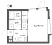 リーガランド芝公園 201 間取り図