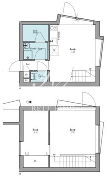 リーガランド芝公園 401 間取り図