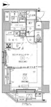 リルシア両国緑4丁目 705 間取り図