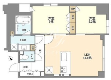 ラサンテ五反田 1009 間取り図