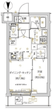 アーバンパーク千川 302 間取り図