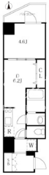 グランパセオ菊川 405 間取り図