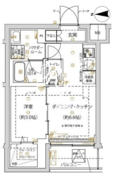 アーバンパーク千川 305 間取り図