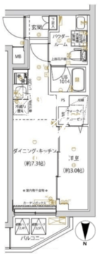 アーバンパーク千川 403 間取り図