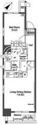 コンフォリア日本橋人形町 601 間取り図