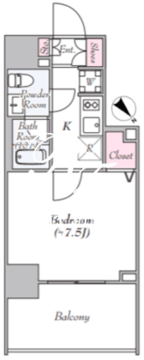 ログ浅草クラシック 1103 間取り図