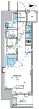 ルフォンプログレ浅草入谷 1101 間取り図