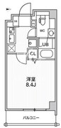 LUNIQ錦糸町 604 間取り図