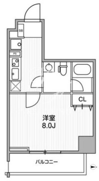 LUNIQ錦糸町 506 間取り図