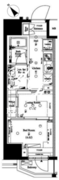 アークマーク水天宮前1 701 間取り図