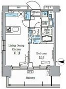 パークアクシス木場 807 間取り図