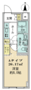 コンポジット亀戸イースト 202 間取り図