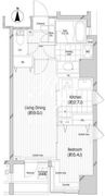 コンフォリア二番町 601 間取り図