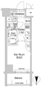 コンフォリア春日富坂 504 間取り図