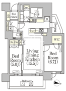 プライムガーデン西麻布 304 間取り図