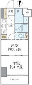 フェリーチェ錦糸町 1503 間取り図