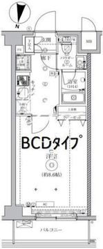 リアレスト池袋 402 間取り図