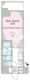 リージア門前仲町 701 間取り図